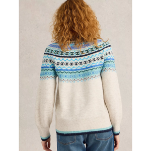 White Stuff Frosted Fairisle Jumper